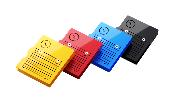 Callisto com as quatro cores disponíveis